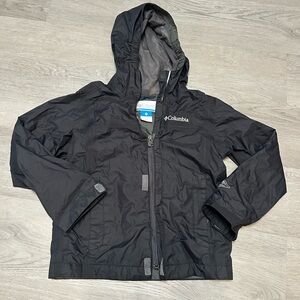 Columbia Kids Dark Rain Jacket Size XXS (4/5)